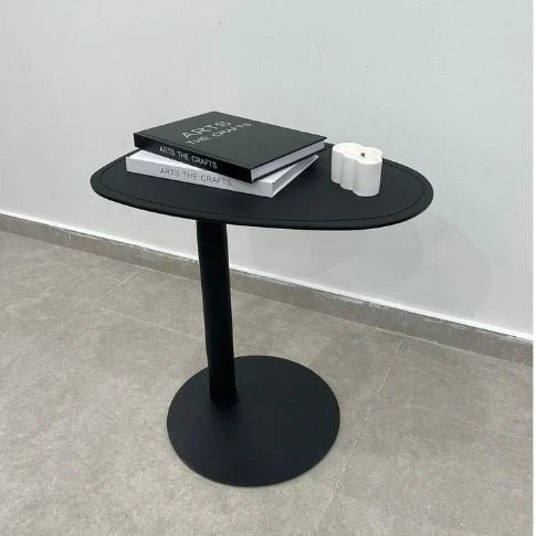 שולחן צד איירון פלטה PU שחור