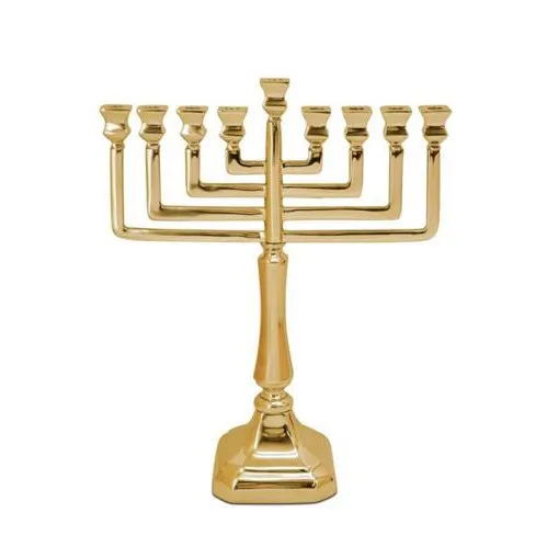 חנוכייה מלכותית גולדי BRASS 70 ס"מ