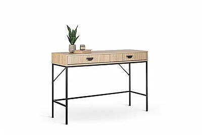 קונסולה שתי מגירות עץ ומתכת - מרבלה