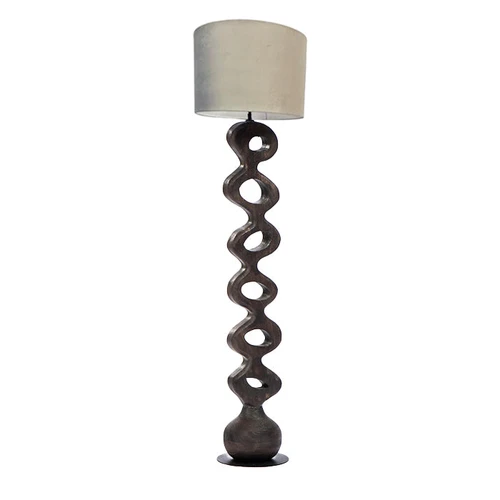 מנורה לוסט ריצפה עיגולים בז'