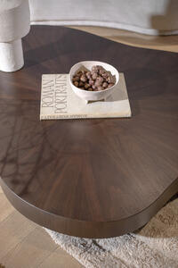 שולחן סלון אמורפי וולנאט