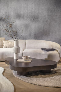 שולחן סלון אמורפי וולנאט