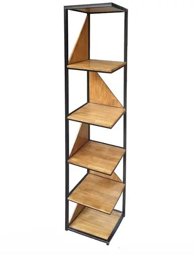 כוננית פינתית דיאלוג משולש טבעי או כבה