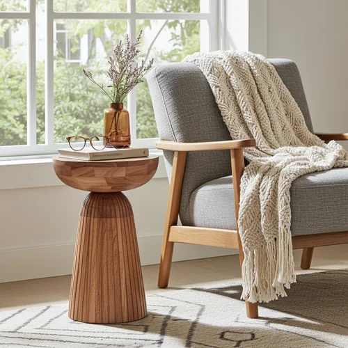 שולחן צד וודי סטרייפ