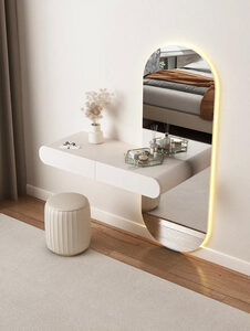 סט פינת איפור כולל שידה צפה