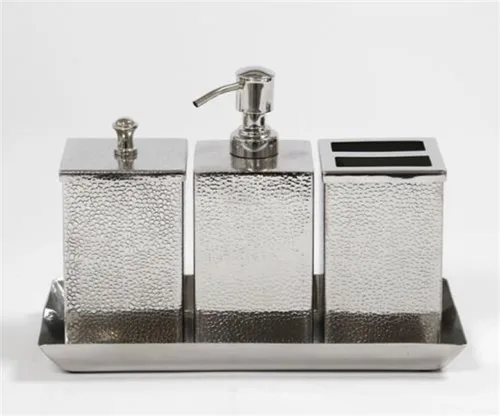 קולקציית מטאליק לוקס סט אמבטיה בראס גולד או סילבר