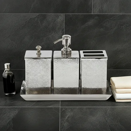 קולקציית מטאליק לוקס סט אמבטיה בראס גולד או סילבר