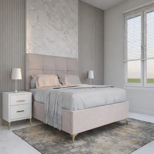 מיטה זוגית סוליי קטיפה צבעים לבחירה