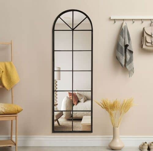 מראה חלון שחורה 180/60 סמ