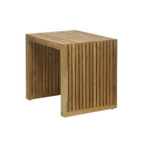 ספסל טיק טבעי 50 ס"מ