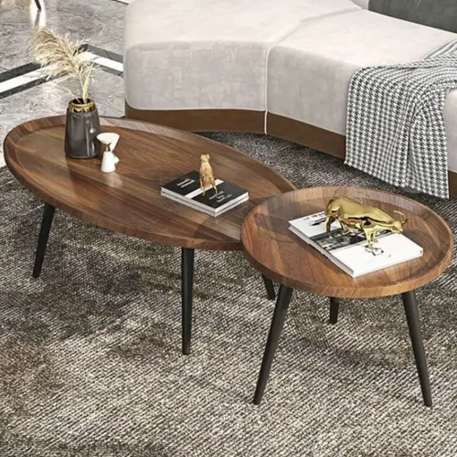 סט שולחנות סלון דאלאס אגוז