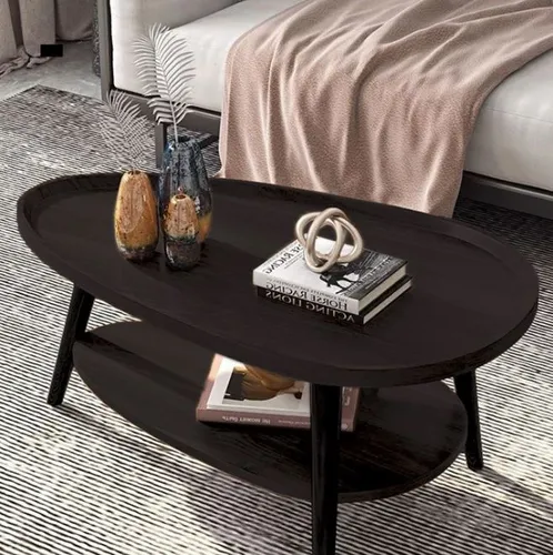 שולחן לסלון דגם דאלי - צבע שחור