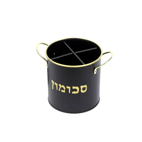 סכומון מס גוונים עגול בעיטור זהב