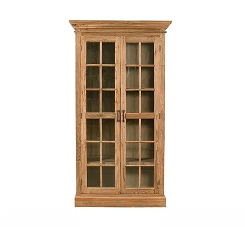 ויטרינה ווד גלאס מעץ ממוחזר