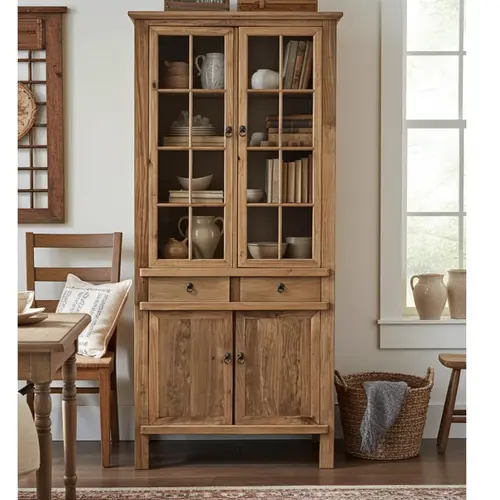 ויטרינה ווד גלאס קבינט