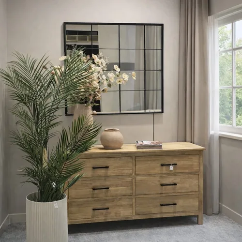 קומודה יער 6 מגירות עץ מלא