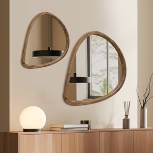 מראה אמורפית עץ